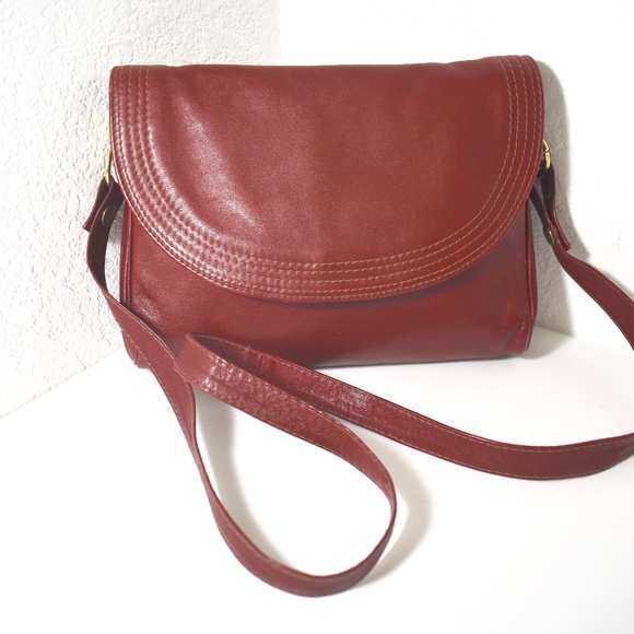 Clemente |Vintage | Genuine Leather | Shoulder Bag - Picture 1 of 11